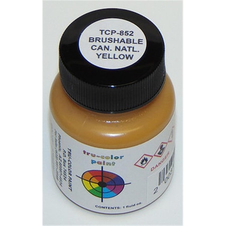 True Color Paint Flat Canadian Nat, Yellow, 3PK TCP852